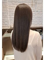 ミック ヘアアンドメイクアップ 高田店(miq Hair&Make up)&nbsp;イルミナカラー/アッシュグレージュ/チャコールブラウン/艶髪