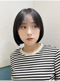 ミニウルフレイヤーカット顔周り前髪韓国ショートボブ/立川