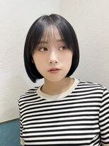 ロンド レグリーズ 立川(Lond leglise)&nbsp;ミニウルフレイヤーカット顔周り前髪韓国ショートボブ/立川