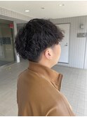 【とまべち】刈り上げマッシュ×ツイストスパイラルパーマ