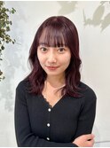 【ZEST中野/Hikaru】ワンカラーでできる♪まろやかワインレッド