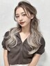 グラデーション、インナーカラー(ブリーチ使用) ￥9,000