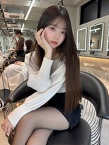 ロンドミラー 博多店(Lond Mirror)&nbsp;ミディアムヘア/暗めカラー/デザインカラー/グランマッシュ