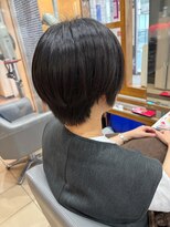 スタジオ アルファプラス 日暮里店(studio α+)&nbsp;カラーボブショートハイライト白髪ぼかし日暮里西日暮里上野