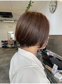 デザインカラー/レイヤーカット/ウェットヘア/オリーブベージュ