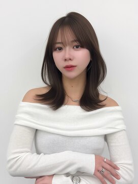 アマトウキョウスマートサロン(AMA TOKYO×Smart Salon) くびれレイヤー/顔まわりカット/レイヤーカット/小顔ヘア