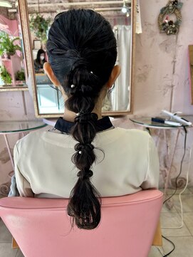 ミーネピンク 行徳店(Miene Pink) 大人かわいいヘアアレンジ20代30代40代☆髪質改善【Pink】