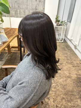 【江幡担当】白髪染めとは思えない透明感グレージュ