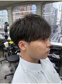 メンズマッシュツーブロックシースルーマッシュマッシュウルフ