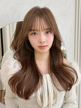 アフロートリノ(AFLOAT Leino) ミディアム 顔周り 韓国 くびれヘア