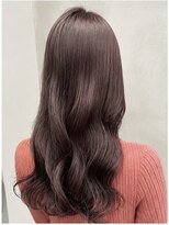ルノヘアー(Lunohair)&nbsp;潤う髪質改善ピンクブラウン/秋カラー×ブリーチなしカラー