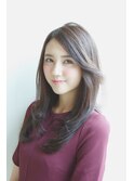 大人可愛いセミロング