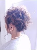 お呼ばれヘア/ヘアアレンジ/ニュアンスカラー金沢◎20代30代40代