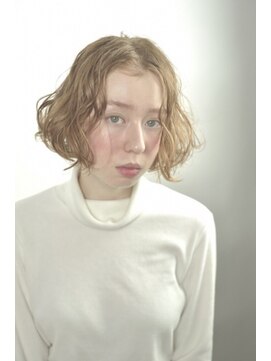 メゾンドイギー(MAISON de IGGY) くせ毛風ナチュラルウェーブボブ☆