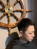 バーバー スタジオ ラフテル(Barber Studio RAFTEL)&nbsp;王道ショート アップバングフェザーマッシュ ソフトツーブロック