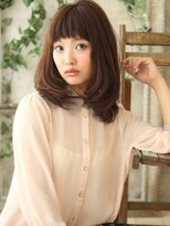 エマージュ 渋谷(Emerge)&nbsp;おしゃれなマッシュバングのナテュラルミディアム