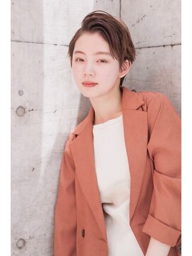 レニーバイエース(LANY by ACE) 【LANY 横浜】 かきあげショート×レッドブラウン