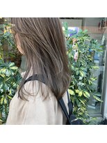 ヘアーアンドメイク シーク 八王子(HAIR&MAKE SeeK) ハイライト×オリーブグレー