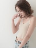【kicca】切りっぱなしボブ×外ハネ簡単スタイリング