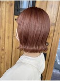 プツッとBOB×Pink beige