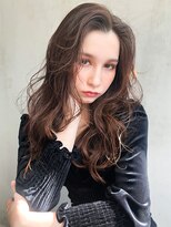 アルバム 銀座(ALBUM GINZA)&nbsp;ゆるふわロング_カーキグレージュマッシュショート_98211