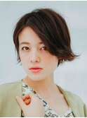 前髪なしふわっとショート【平井】