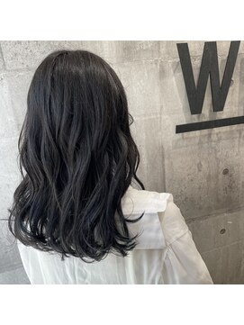 アンダーバーホワイト 南海難波店(_WHITE) ブルーブラック