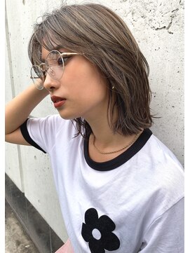 ブラン 広島本通(Blanc) 【Blanc】ボブウルフ＿ハイライト_ウルフマッシュ