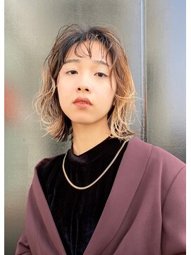 キサイ バズ(kisai BUZZ) kisaiBUZZ＊鈴木映美　切りっぱなしボブ×逆インナー/アレンジ