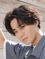 ロアーヘアー オペラオー 折尾店(RAWR hair Opera O)&nbsp;【RAWR】メンズ_韓国風パーマ_センターパート