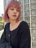 サロンドミルク 新百合ヶ丘店(salon de MiLK)&nbsp;ハイトーンが可愛いbobスタイル