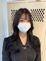 ユニ 表参道(uni)&nbsp;uni 新野　　ヨシンモリ　ブルーブラック