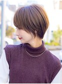 20代30代40代◎小顔ショートボブチョコレートカラー新宿代々木