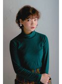 大人可愛いふわくしゅショートボブ