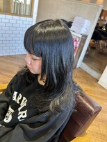 オーバルヘアー ルポ(OVAL hair repos)&nbsp;ロングレイヤー、顔周りレイヤー
