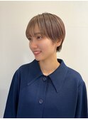 大人可愛い小顔マッシュショート/ベージュカラー/吉祥寺