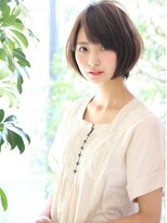 エムスラッシュ アヴェダ 自由が丘(M.SLASH AVEDA)&nbsp;■大人ガーリーココアブラウン小顔ボブM.SLASH自由が丘21-13★!