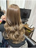 シアーカラー セミディ カール 姫カット エクステ Nexus心斎橋