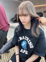 ロンドシエル 横浜(Lond ciel)&nbsp;インナーカラー/ネイビーブルー/ホワイトベージュ