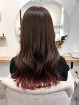 シア 新越谷店(SHEER) 裾だけ　ピンクカラー