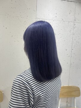 アジールヘア 北千住駅西口店(agir hair) ブルーラベンダー ラベンダーカラー 北千住
