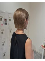 パプスドコワフュール 甲子園口店(Pap's de coiffeur)&nbsp;ミルクティーブランドカラー