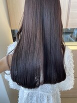 フェイス 大船(FACE) 暗髪ボルドーカラー×ツヤ髪顔周りレイヤー/Kurumi