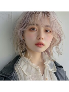 エヌプラス(N+) 黒髪ボブルフネビージュ小顔ワンレン