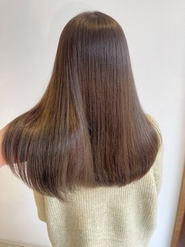 フーコー 下関店(fuhcoh) ブリーチなし　赤み消しカラー