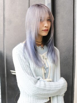 チュダック(ChuDuck) 韓国風《ペールシルバー》ハイトーン/ケアブリーチ/ダブルカラー