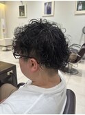 スパイラルパーマ