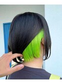 似合わせカットメルティカラー着物フェミニンロング