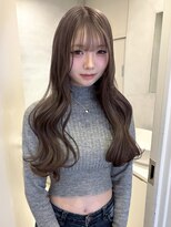 ペレ アネックス 大阪梅田茶屋町店(PELE ANNEX)&nbsp;ホワイトグレージュ/デジタルパーマ/チェリーブラウン/梅田