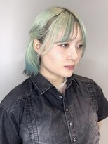 ソルノエル(SOL.noel)&nbsp;[Shuga]ブリーチ/ハイトーン/ リーフグリーンデザイン